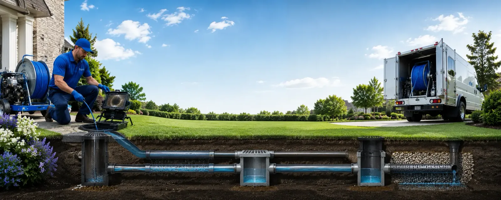 Outdoor drain cleaning information for Gypsum, KS
